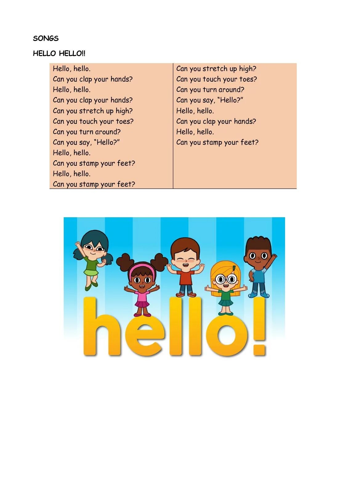 Песня hello hello can you