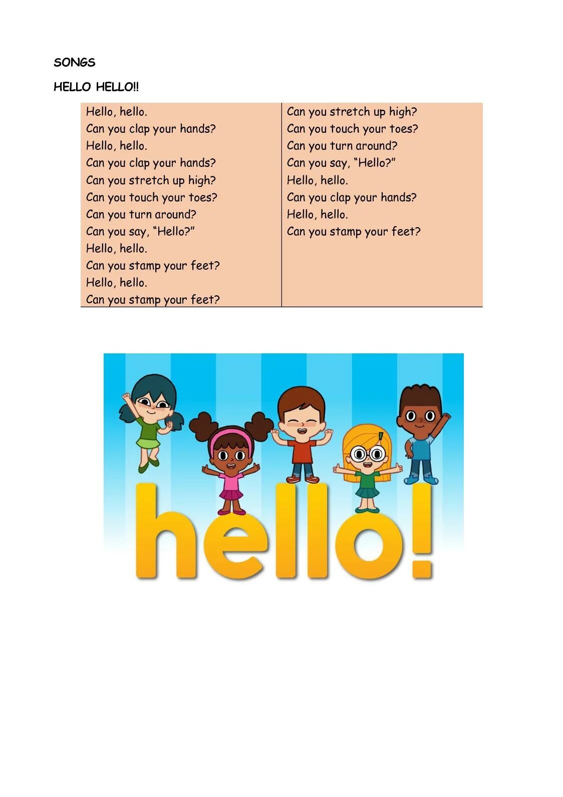 Песенка hello. Песенка hello, hello. Hello hello can you Clap your hands. Hello hello can you Clap your hands текст. Can you Clap your hands?.