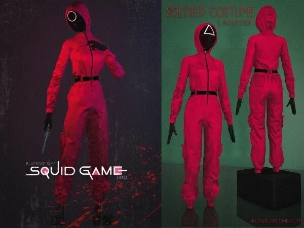 Костюм (комбинезон) охранника "Игра в кальмара" SQUID GAME - купить в интернет-м