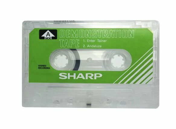 Кассета sharp. Демо кассеты sharp. аудиокассеты sharp. реколл шарп аудиокассеты. sharp demonstration tape.