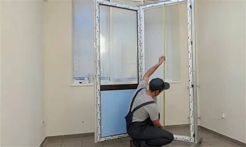 Установка дверных блоков из пвх