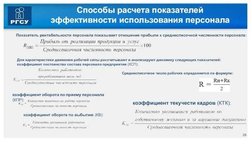 Расчет показателей использования трудовых ресурсов. Показатели эффективности использования персонала. коэффициент использования персонала. показатели эффективности использования персонала предприятия. расчетный метод численности персонала.