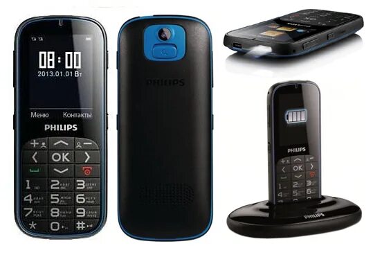 Филипс телефон кнопка. Philips Xenium x2301. Philips Xenium 2301. Philips x2301 Cradle. Мобильный телефон Philips Xenium x2301 Black.