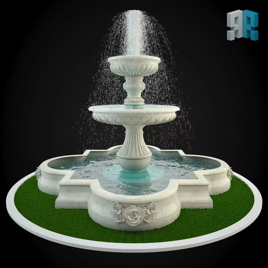 Как сделать макет фонтана. Фонтан 3d model архикад. фонтан 3d max. 3d max моделирование фонтана. модель фонтана.