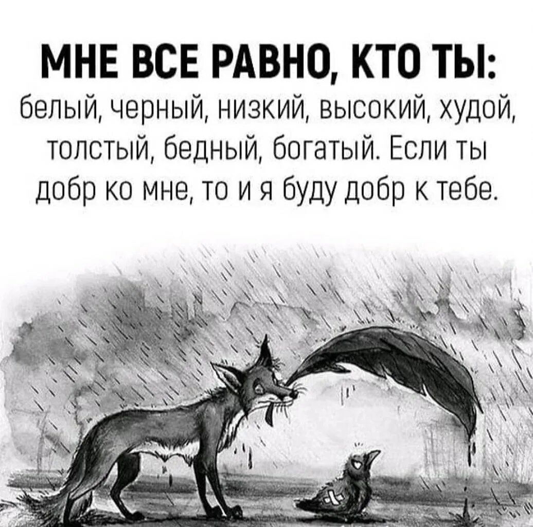 Читать почему ты так добр ко всем. Мне все равно кто ты. если ты добр ко мне. мне всё равно кто ты белый черный. мне все равно кто ты белый черный низкий высокий.