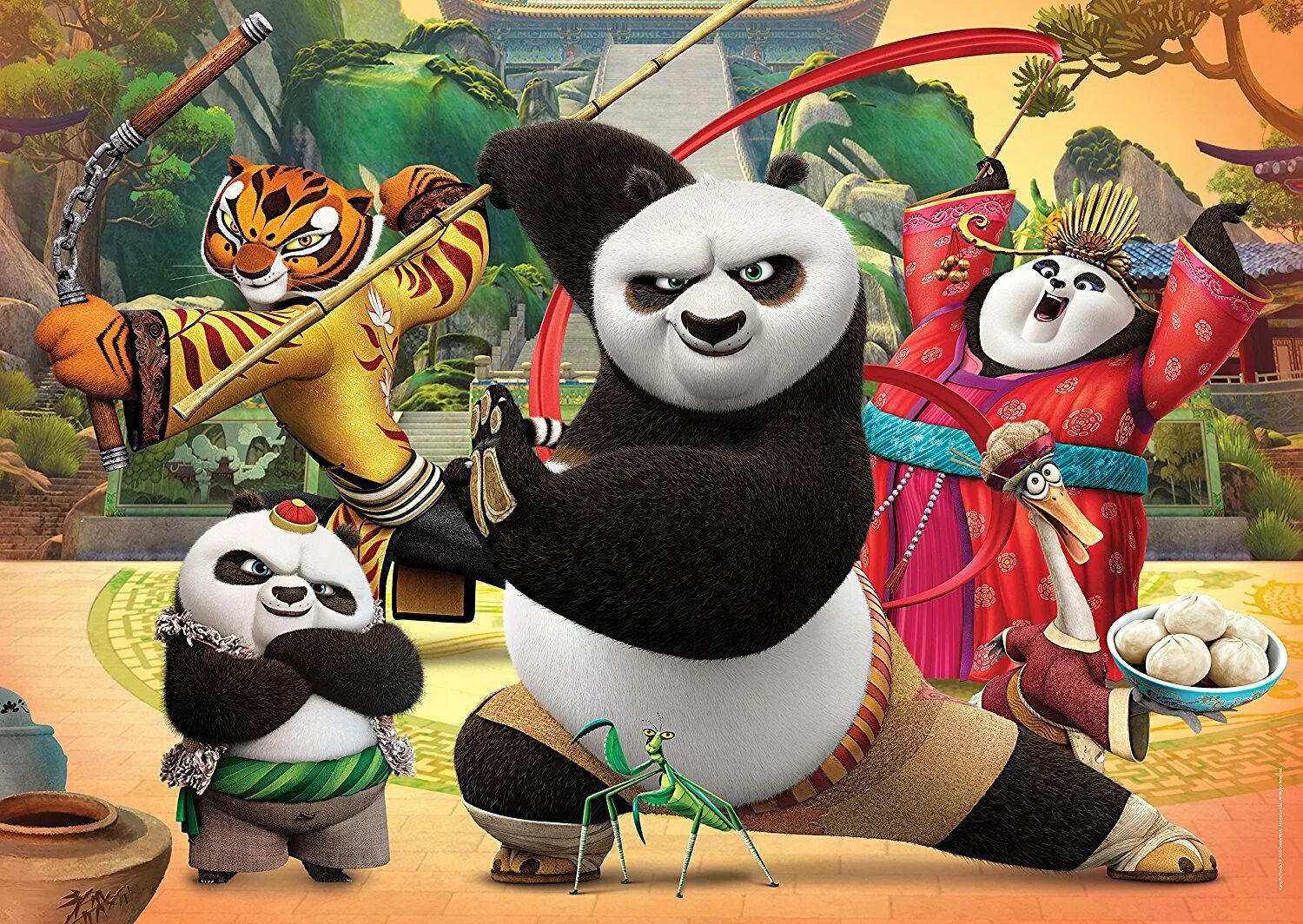 кунг фу панда 3 персонажи
