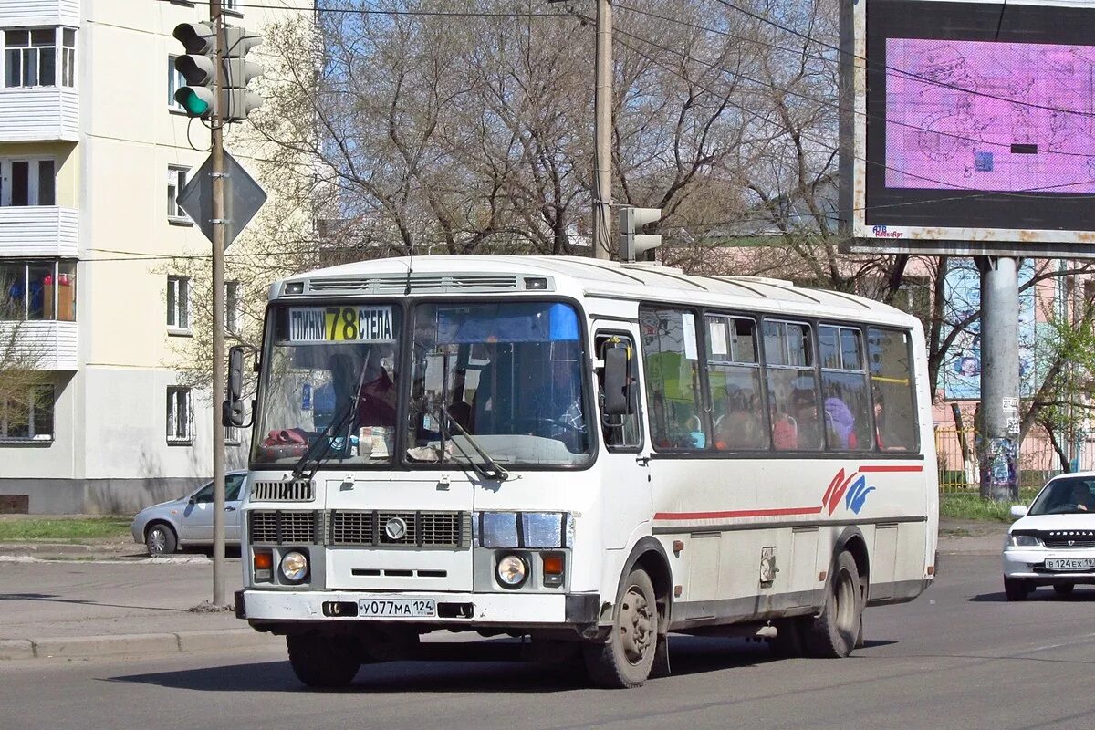 Расписание 78 автобуса красноярск. ПАЗ 4234 Красноярск. Красноярск т 213 ОА 124 ПАЗ 320312. У 125 на 124 ПАЗ 4234. Автобус 78 Красноярск.