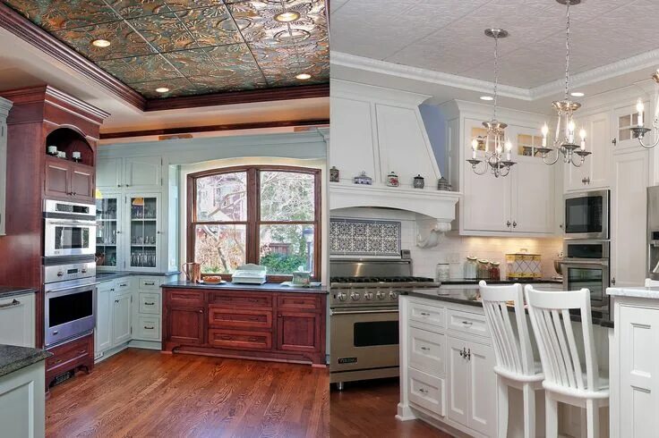 Ceiling Design, Pictures, Remodel, Decor and Ideas - page 5 Traditional kitchen 