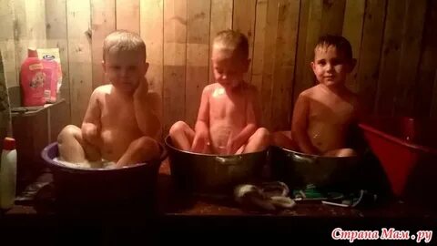 В бане с сыном видео