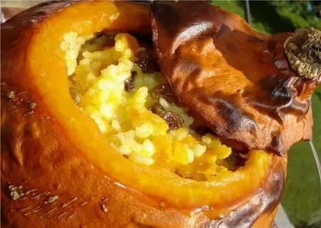 Тыква фаршированная мясом запеченная в духовке рецепты