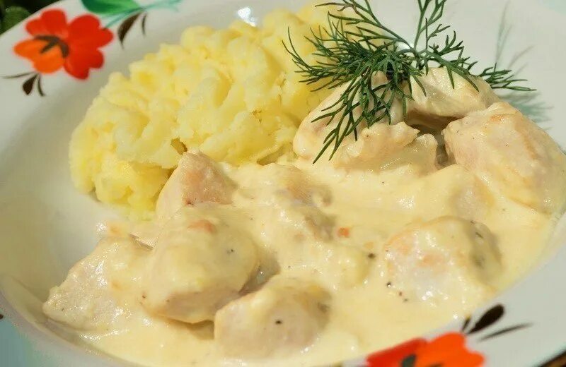 Рецепты куриной грудки со сметаной