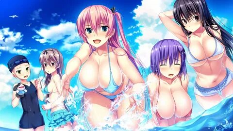 amakura anekawa shii bikini breasts cleavage erect nipples game cg kouduki ...