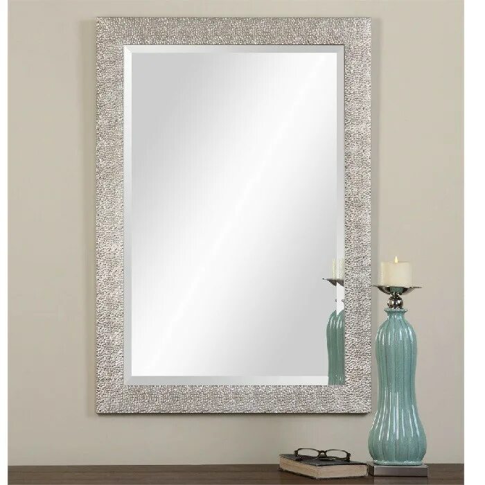Зеркало прямоугольное настенное. Зеркало в серебряной раме. Зеркало в перламутровой раме. Зеркало в серебристой раме.