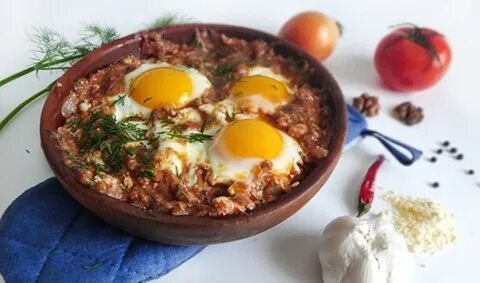 Яичница по грузински