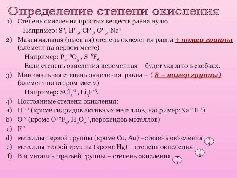 Высшую степень окисления равную 2. Как понять степень окисления элемента. формула нахождения степени окисления. как определить степень окисления в соединениях. как определить степень окисления 3 химических элементов.