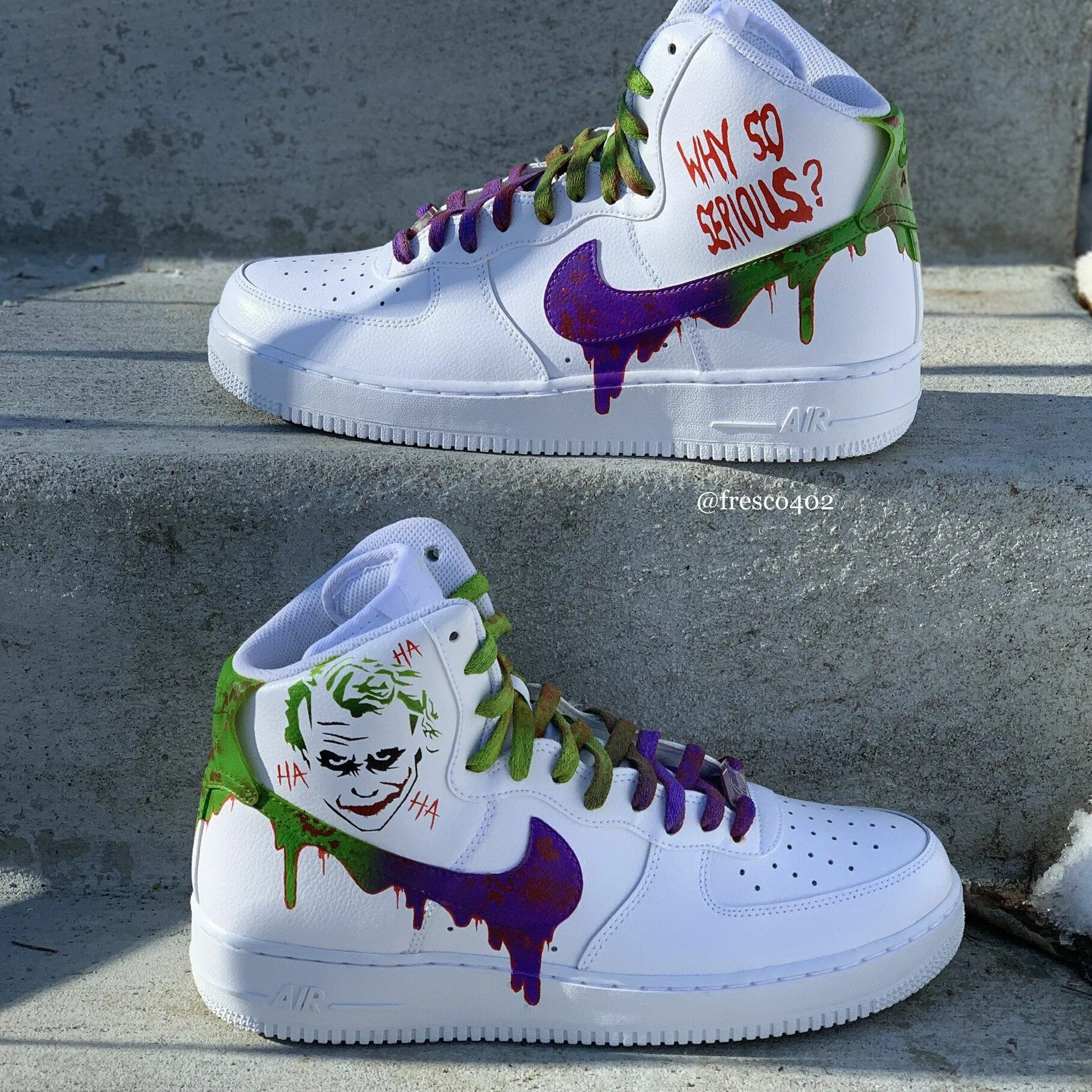 Найк АИР Форс 1 Джокер. Nike Air Force 1 Custom Joker. Найк зомби