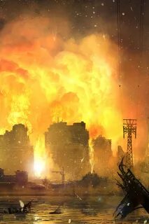 Город был в огне