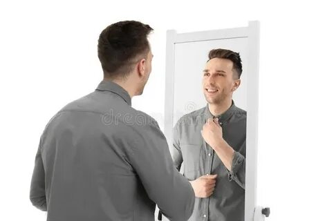 I looked at in the mirror