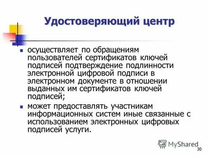 Достоверность электронного документа это определение