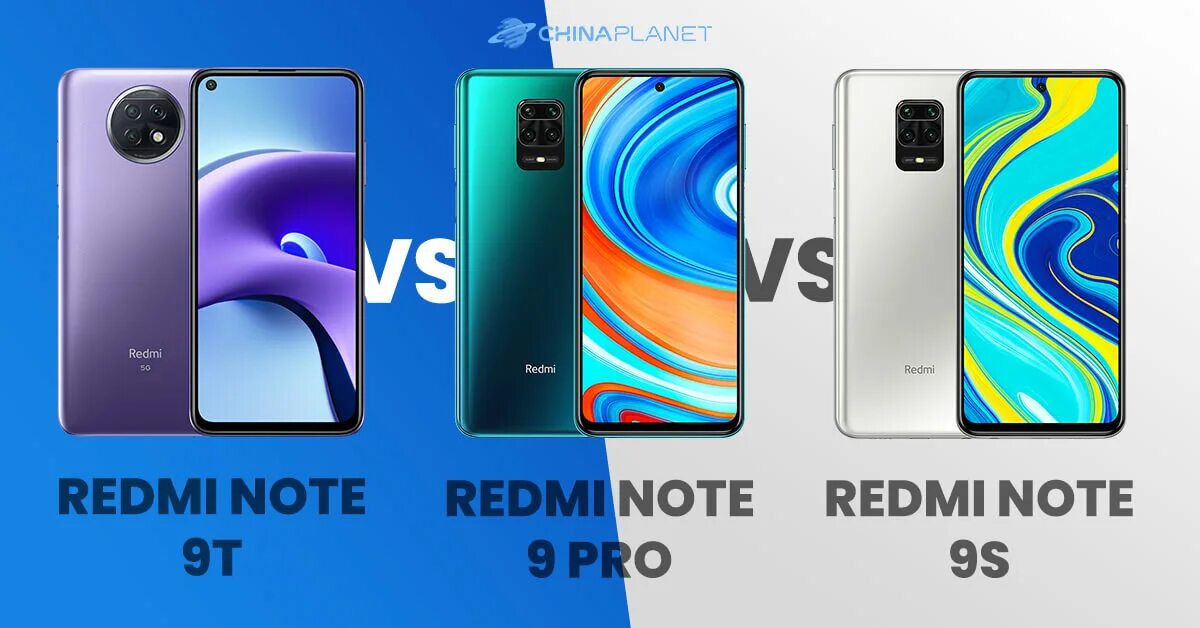 Redmi Note 9 Pro vs. Redmi Note 9t. Redmi Note 9s vs Redmi Note 9 Pro. Redmi 9t vs.