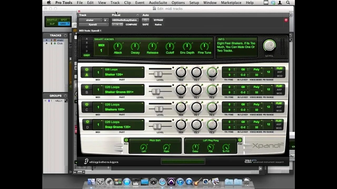 Midi tracks
