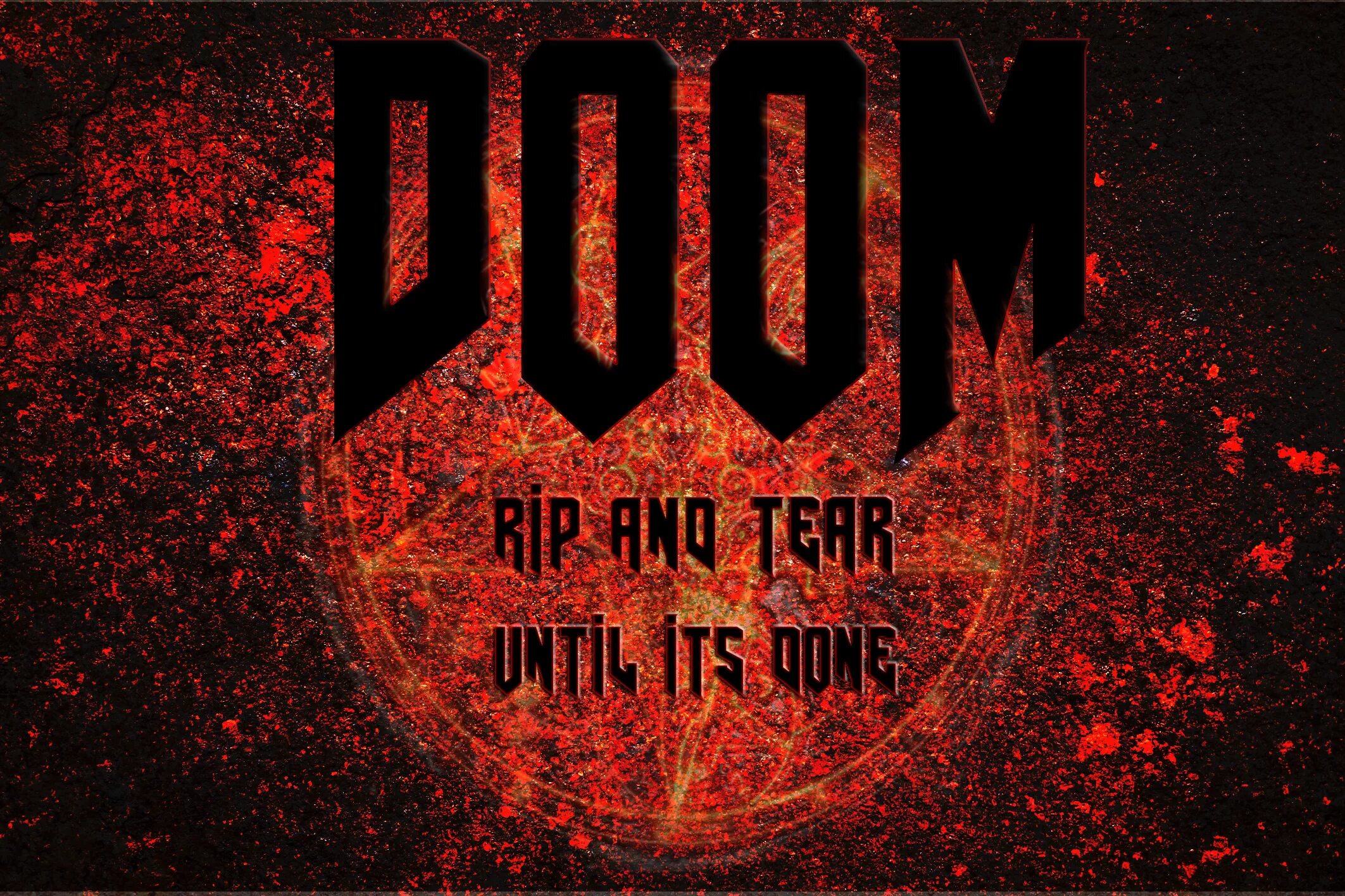 Until is done. Rip and tear until it is done. Doom текстуры.