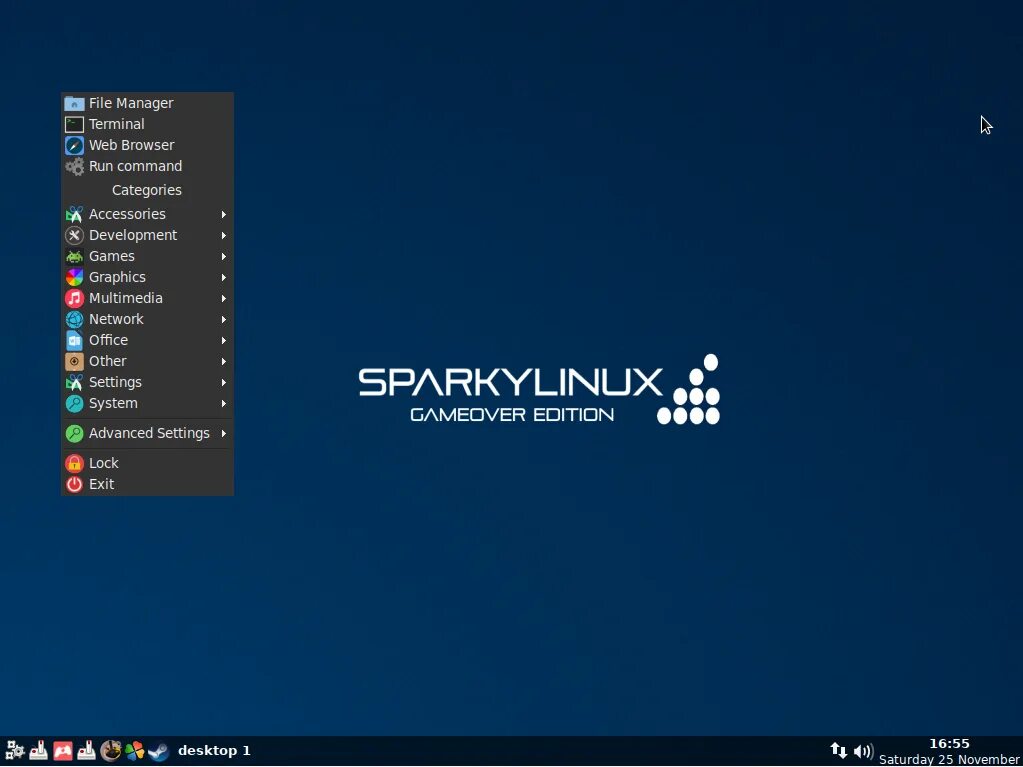 Sparky linux. Sparky linux gameover. игры на линукс. sparky linux обзор.