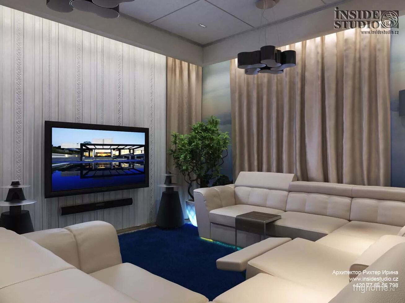 Inside studio