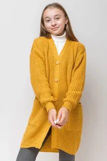 Связанный кардиган для девочки