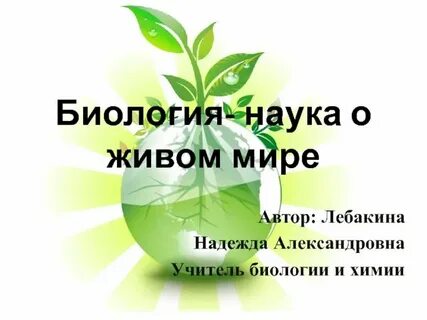Реферат биология система наук о живой природе
