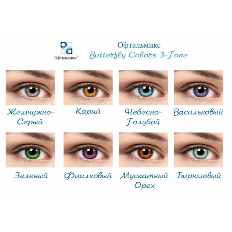 Как красиво назвать глаза. Офтальмикс Butterfly Colors 1 Tone. Офтальмикс Butterfly Colors 1t. Офтальмикс Butterfly Colors 3 Tone. Линзы Офтальмикс Colors палитра.