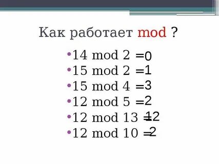K mod 10