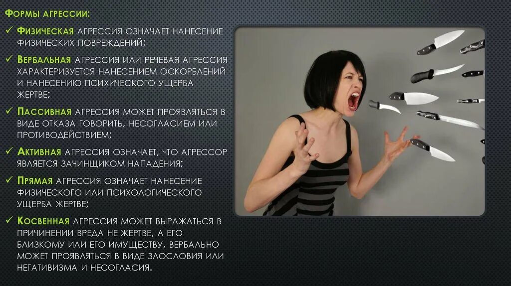 Типы людей агрессивных