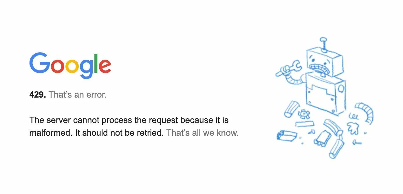 Client error bad request
