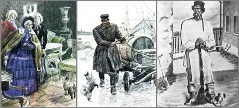 Нарисовать барыню из рассказа муму