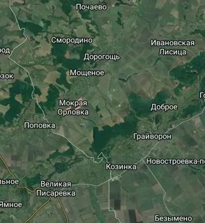 Орловка на карте украины