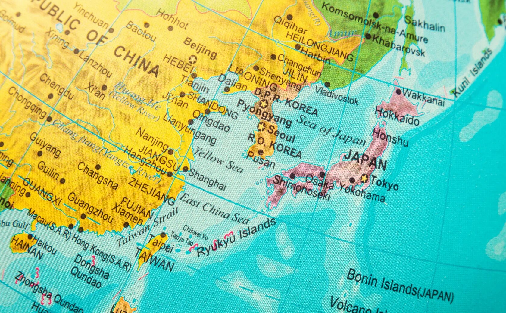 Восточно китайское на карте. Восточно-китайское море на карте. Желтое море на карте. Восточное море Корея. Японское и желтое море.