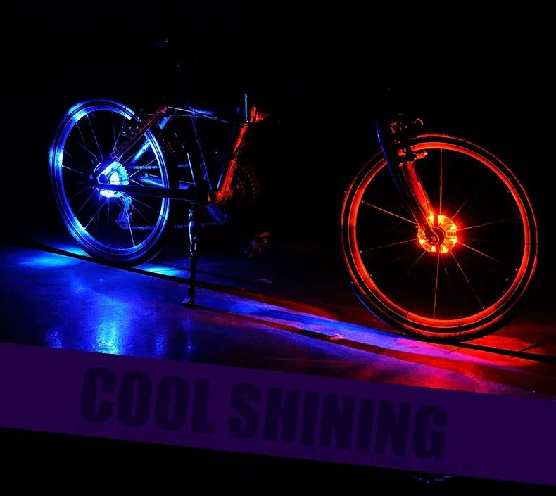 Неоновая подсветка на велосипед. Велосипед колеса светятся. Подсветка колес велосипеда. Подсветка колес велосипеда. Подсветка на ниппель.