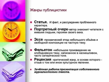 Виды статей и их особенности