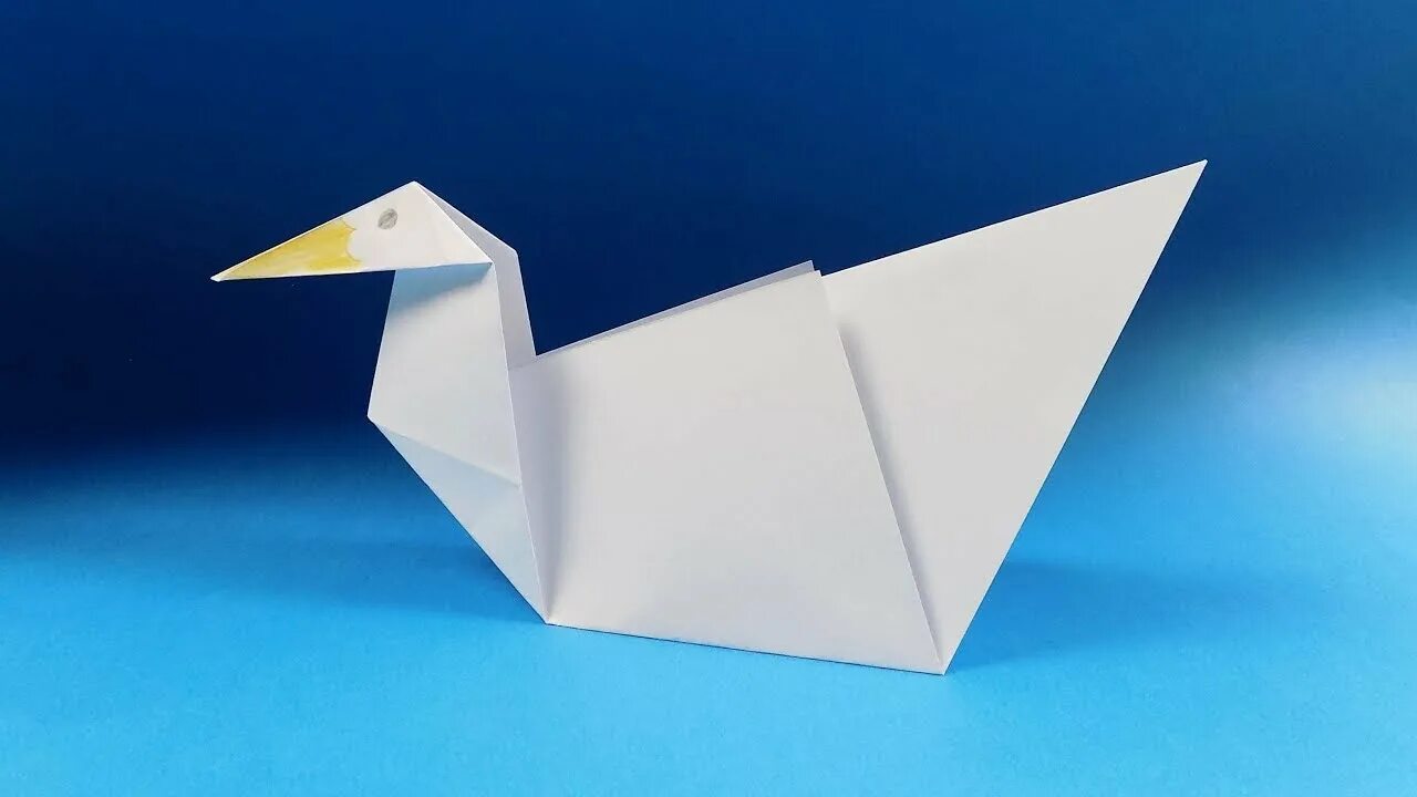 Бумажная уточка из бумаги. Оригами утка. Оригами уточка. Оригами утенок. Уточка оригами для дошкольников.