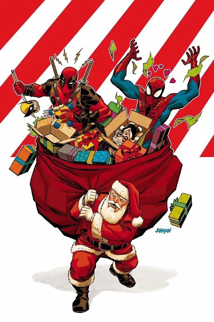 Супергерои спасают новый год. Марвел рождество человек паук. christmas marvel (кристмас марвел). марвел новый год. новогодние мстители.