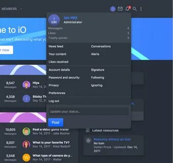 Dark mode mod