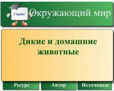 Домашние животные окружающий мир 2 класс тест