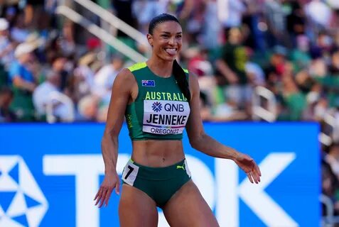Michelle Jenneke brought back her iconic jiggling dance at the 2022 World A...