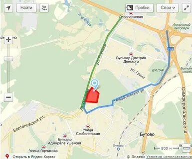 Метро до бутово парк