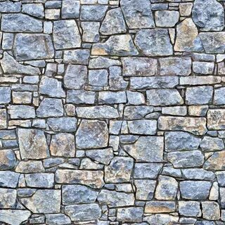 Stone wall with different size and shape - Free Seamless Tex