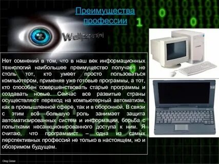 Программист краткое описание