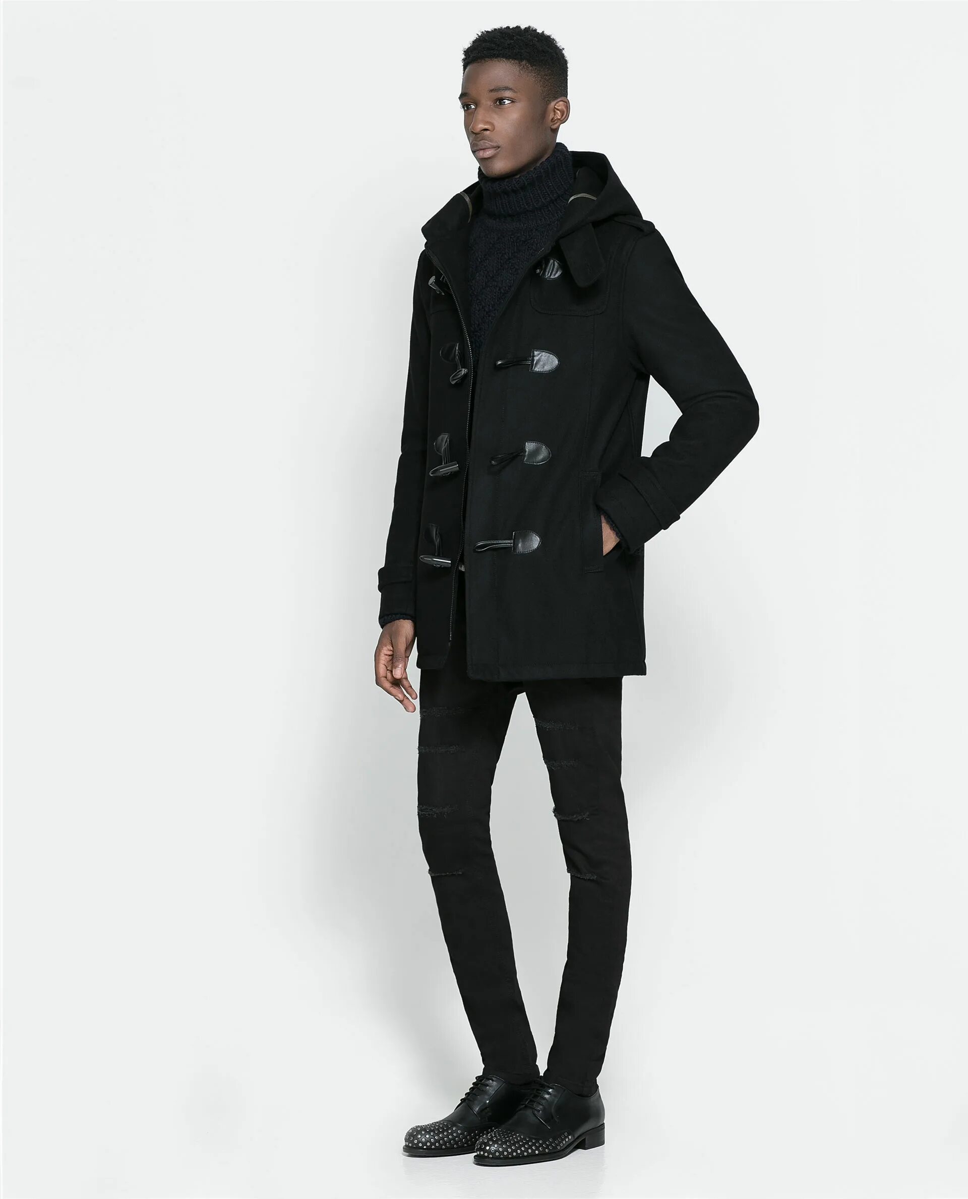 Zara Duffle Coat Mens. Пальто мужское Zara man двухбортовое. Пальто дафлкот черное Zara. Дафлкот пальто мужское Zara men.