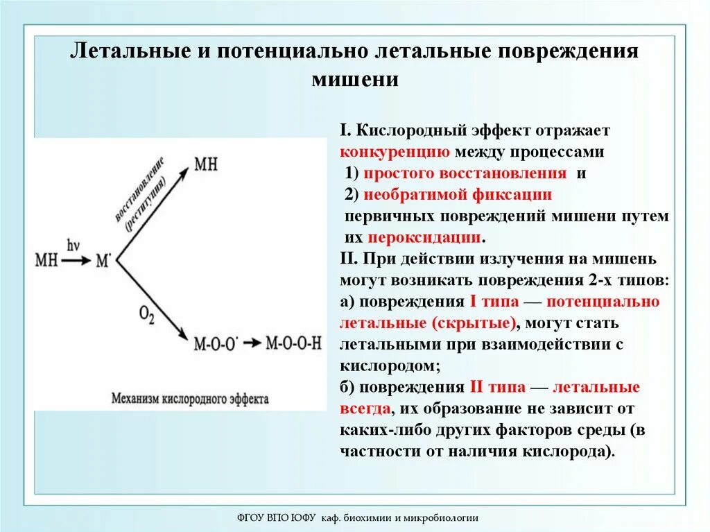 Летальные факторы. Классификация экологических факторов. Летальные факторы. Потенциально летальные повреждения в облученной клетке. Факторы патогенности летальный токсин.