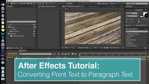 After effects text